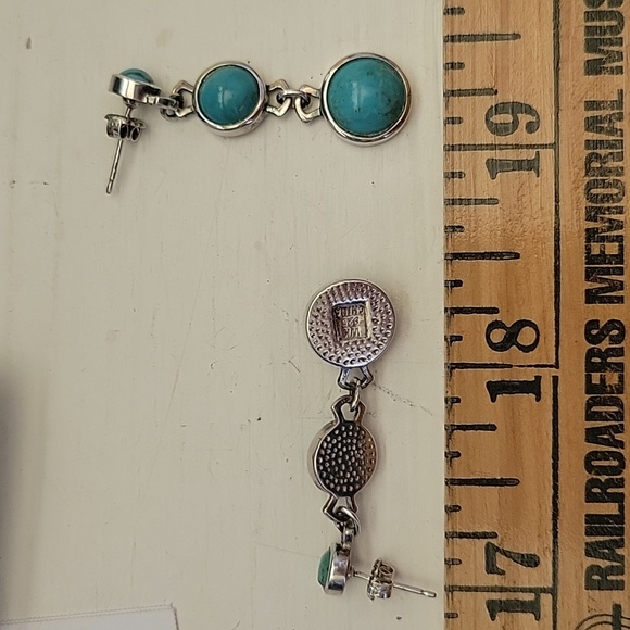 Whitney Kelly 925 Turquoise Earrings - Picture 6 of 7